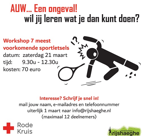 Workshop EHBO Sportletsel