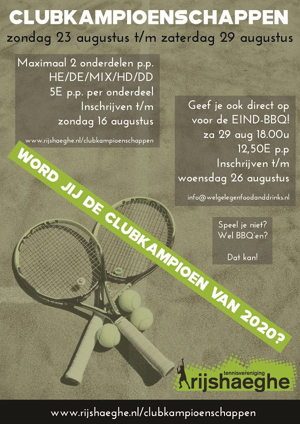 Clubkampioenschappen 2020